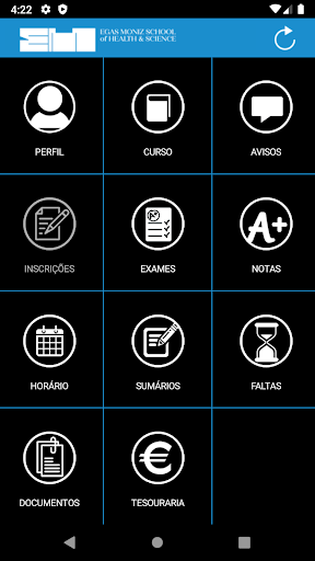 Egas Moniz APP Screen 2