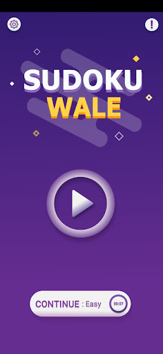 Android application Sudoku Wale screenshort