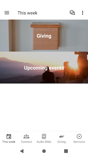 Android application Connection Church Sturgis screenshort