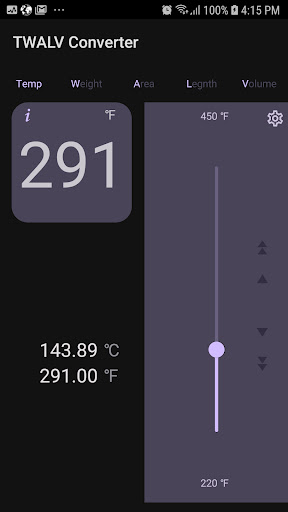 Android application TWALV Unit Converter screenshort