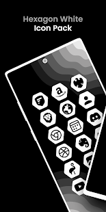 Hexagon Weiß - Screenshot des Symbolpakets