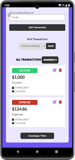 Wallet Screen 2