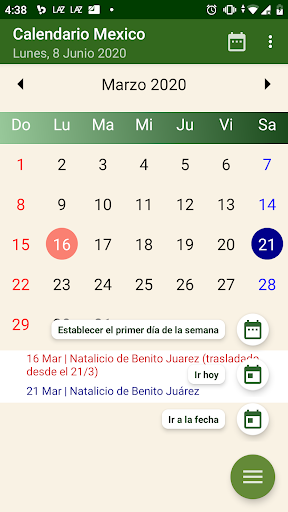 Calendario Mexico - festivos 2 Screen 3