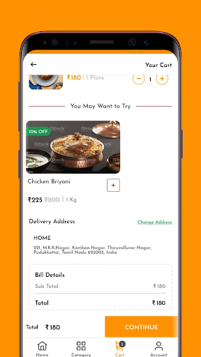 Orange Restaurant Screen 3