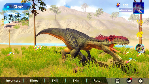 Allosaurus Simulator 1.0.1 APK + Mod (Unlimited money) إلى عن على ذكري المظهر