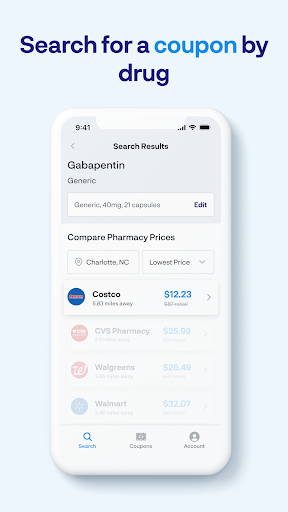 Screenshot of CareCard: Prescription Savings