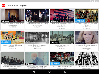 K-POP Tube - Popular & Recent 1.0.39 Screenshots 15