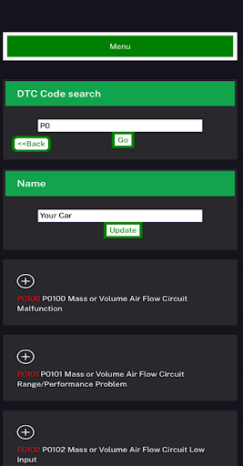 OBDII Scanner ELM327 Bluetooth Screen 2