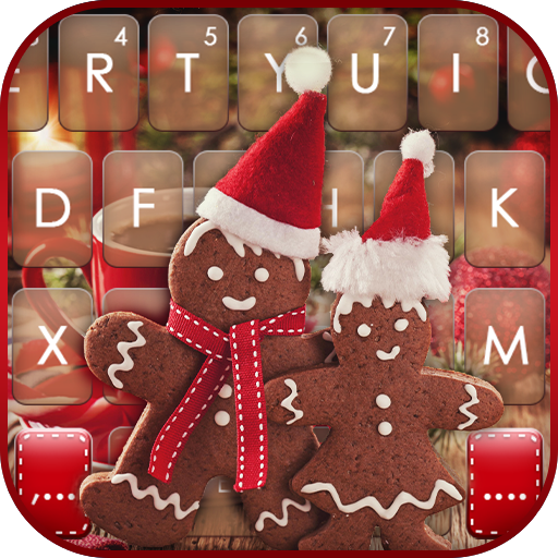 Gingerbread Man Keyboard Backg logo