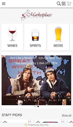 Marketplace Wine & Spirits Screen 2