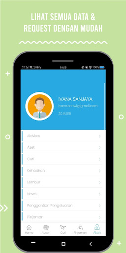 Android application EATS Bfacility screenshort