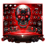 3D Tech Blood Skull Keyboard Theme icon