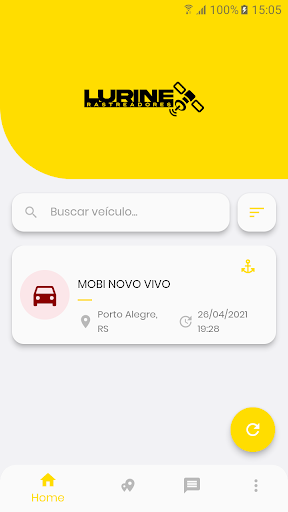 Android application Lurine Rastreadores screenshort