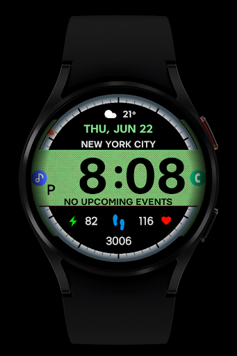 WR 002 Digital Watch Face Screen 2