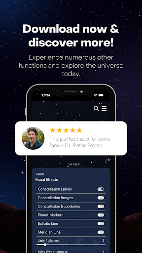 Screenshot of Universe Star Finder 3D