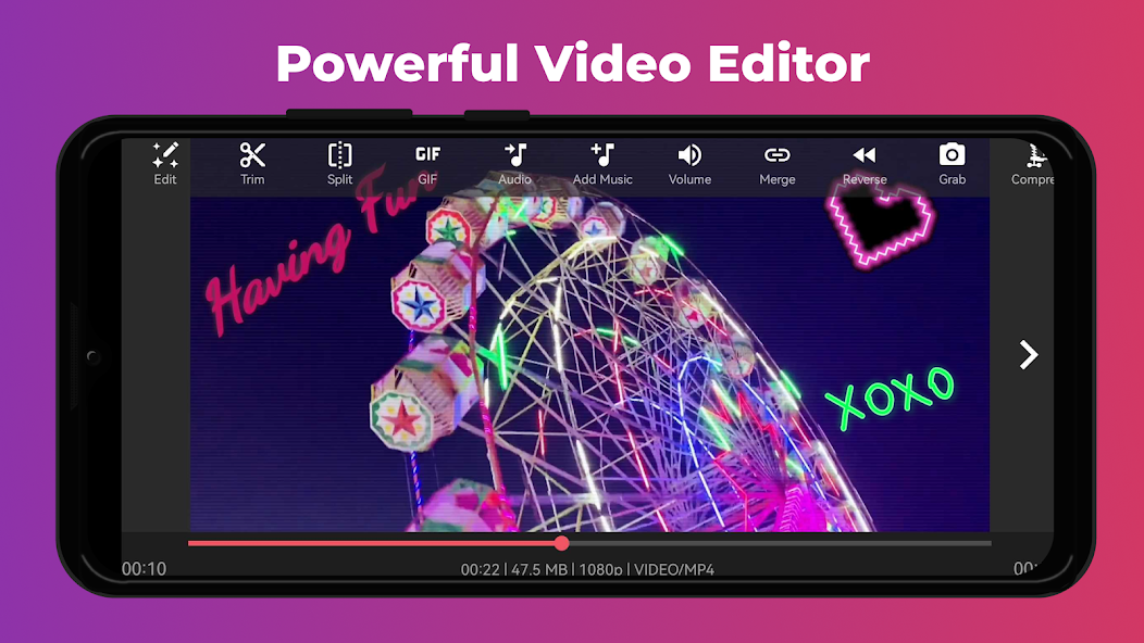 Video Editor & Maker AndroVid banner