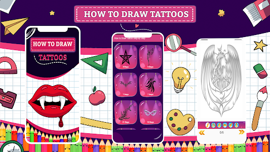 How to Draw Tattoos Step by St Unknown