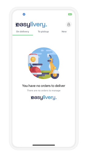 Easylivery Rider Screen 2