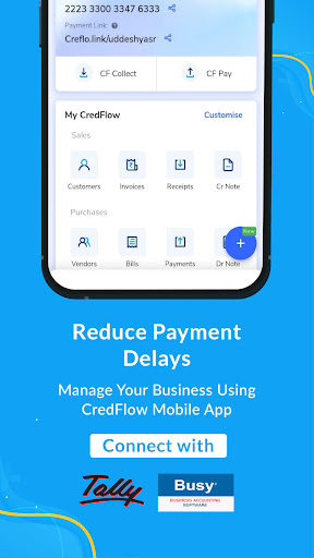 CredFlow- Tally/Busy on mobile 2