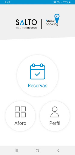 Android application SALTO Desk Booking screenshort