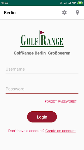 GolfRange Screen 2