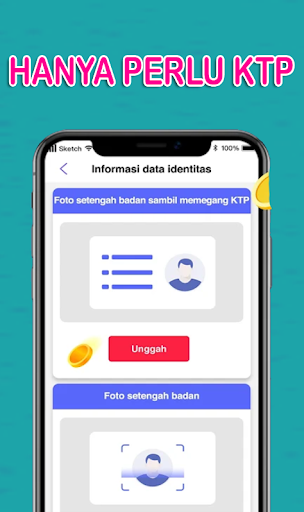 Android application Pinjol ewallet cepat cair tip screenshort