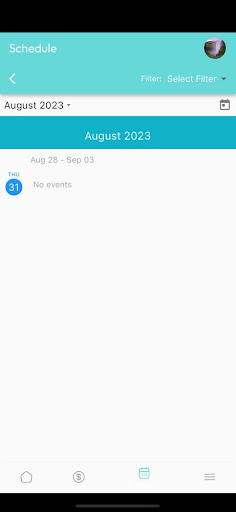 Android application RISING GYM screenshort
