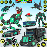Dragon Robot Police Car Games icon