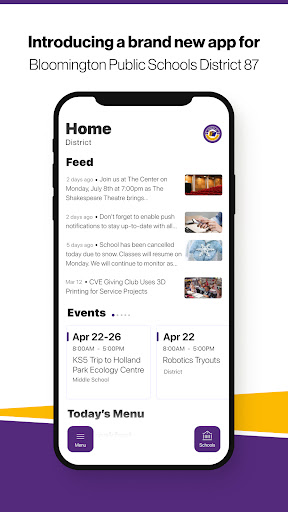 Android application Bloomington District 87, IL screenshort