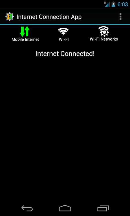 internet connection - 11.0 - (Android)