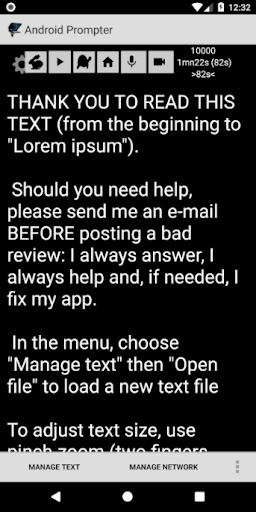 A Prompter for Android Screen 2