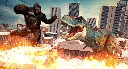Monster Gorilla City Attack 3D