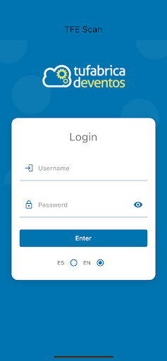 Android application TFE Scan screenshort