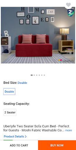 Furniture Online Shopping App Screen 3