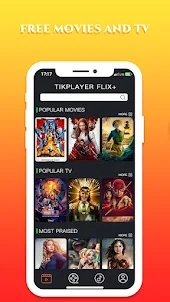 TikPlayer Flix+ Tubi Movies