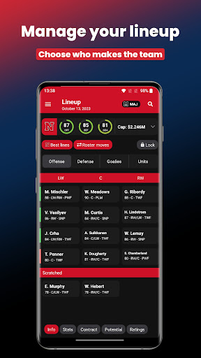 Android application Hockey Legacy Manager 24 screenshort