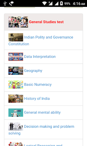 Android application TNPSC Group 4 Preparation App screenshort