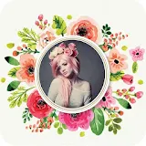 flowers photo frames icon