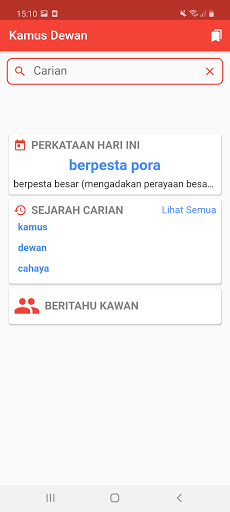 Android application Kamus Dewan - Kamus Melayu screenshort