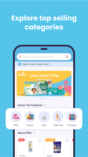 Drops: Food & Grocery Shopping Screen 2