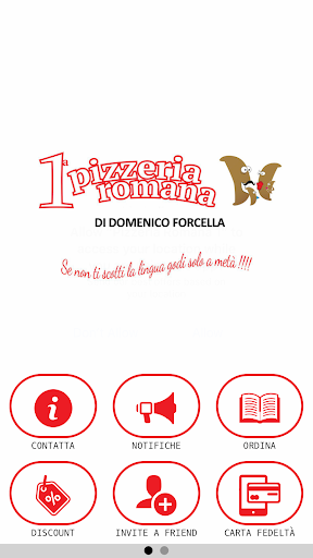 Android application Pizzeria Romana 1 screenshort