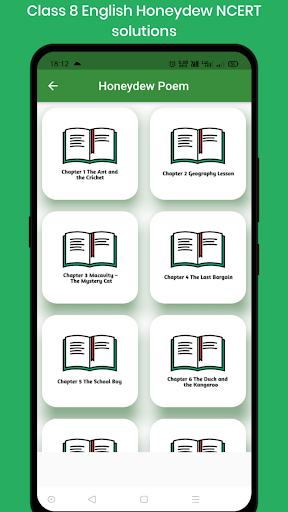 Class 8 English Honeydew NCERT Screen 3