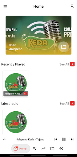 Android application Keda Jalapeno Radio screenshort