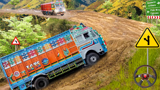 Real Indian Cargo Truck Simulator 2020: Offroad 3D  screenshots 1