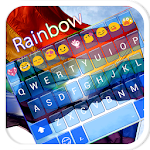 Rainbow Flag Emoji Keyboard theme for Gay pride Apk