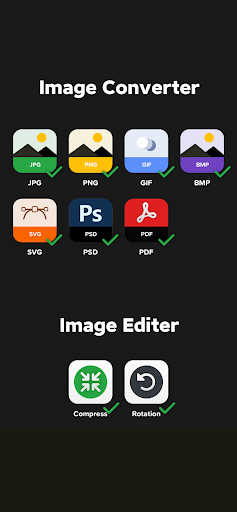 Android application Image Converter: Convert Pics screenshort