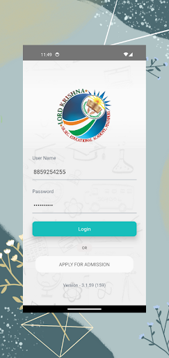 Android application Lord Krishna Educational Group screenshort