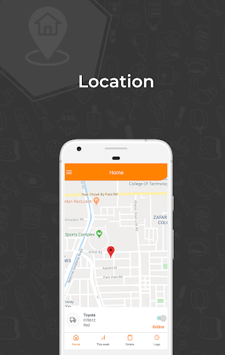 DineHome Driver Screen 3