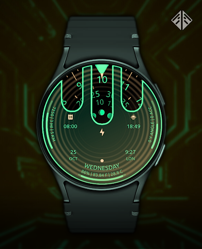 Holo Tron Digital Watch Face screenshot 4