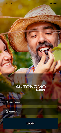 Android application Autonomo Partner screenshort